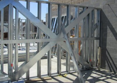 Stiffwall X-braced Shear Wall on the 21 Cherry Street Project