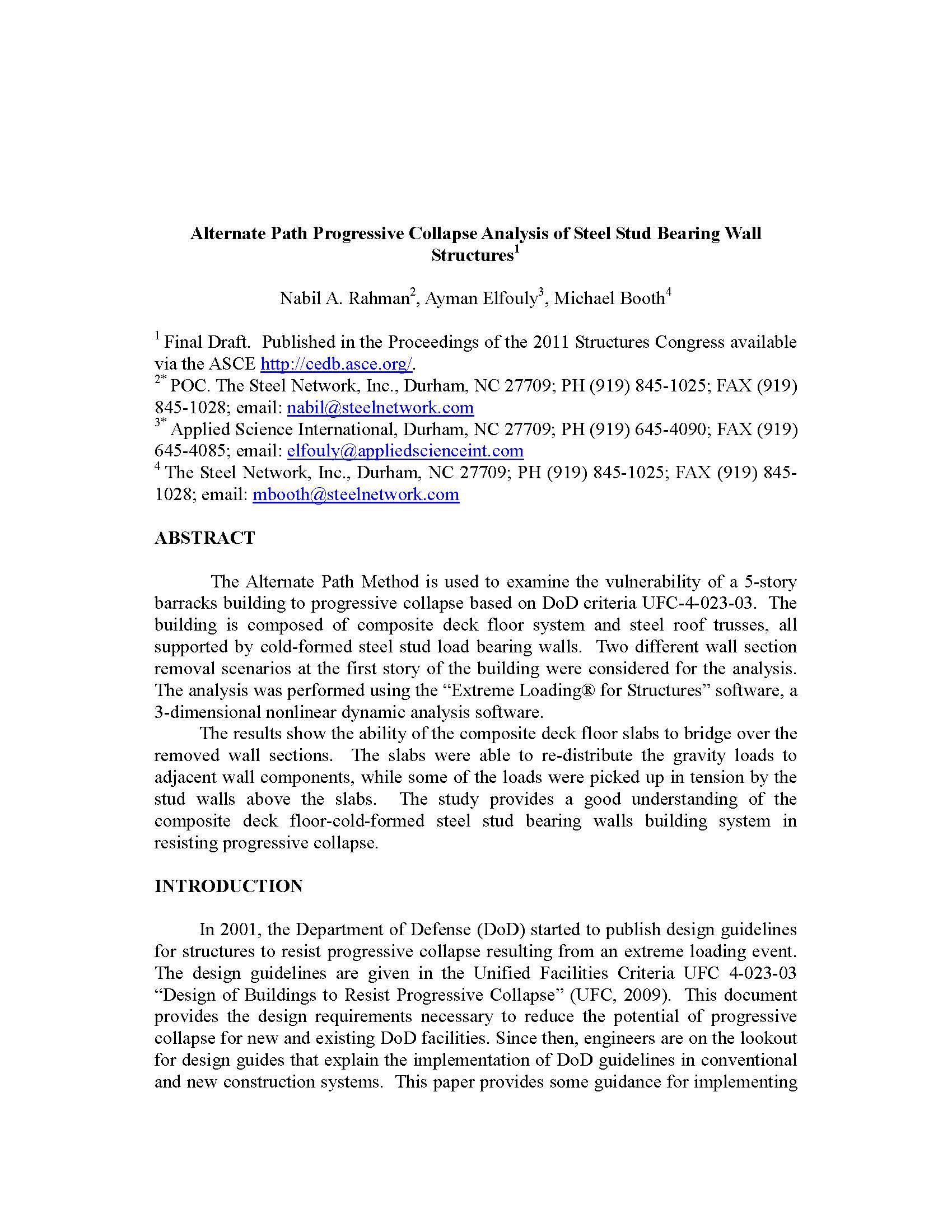 Technical Note: Design of Cold Formed Steel Built up Post Members