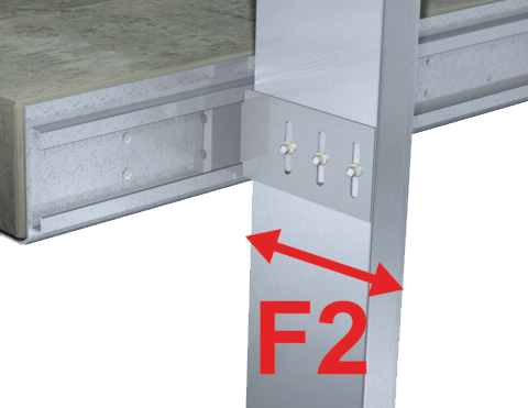 DriftTrak Bypass DTSLB - Vertical Deflection - Load Direction