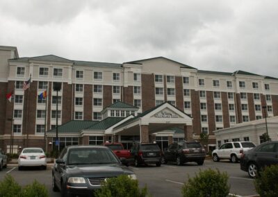 Light Steel Framing on Hilton Garden Inn