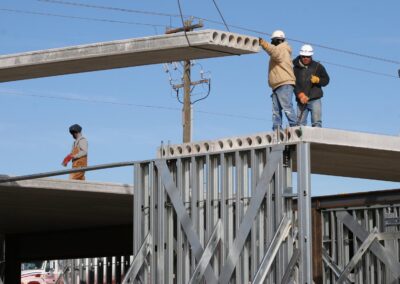 Light Steel Framing on Hilton Garden Inn