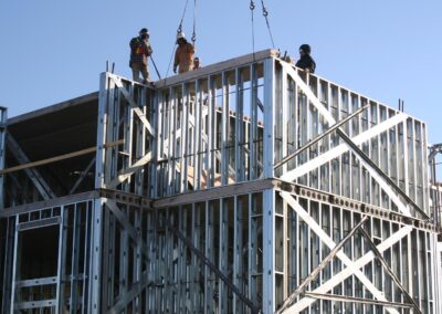 Light Steel Framing on Hilton Garden Inn