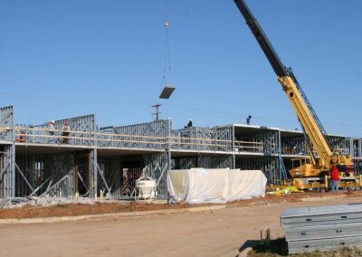 Light Steel Framing on Hilton Garden Inn