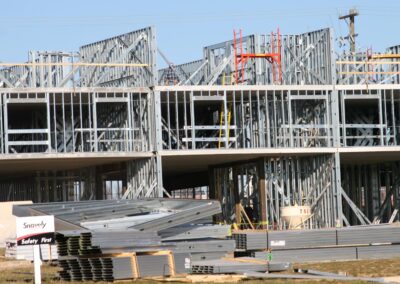 Light Steel Framing on Hilton Garden Inn