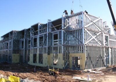 Light Steel Framing on Hilton Garden Inn