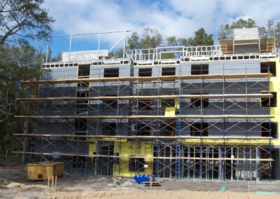 Steel Stud Framing on Residence Inn Hotel