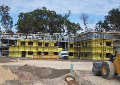 Steel Stud Framing on Residence Inn Hotel