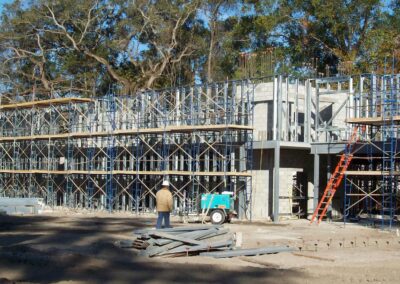 Steel Stud Framing on Residence Inn Hotel