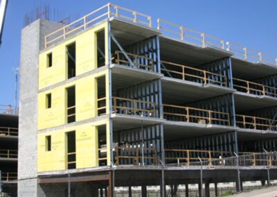 Light Steel Framing on Venice Lofts Apartments