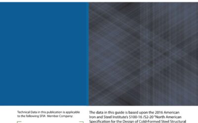 SFIA Releases Updated Technical Guide with the Most Up-to-Date CFS Load and Span Tables in the Industry