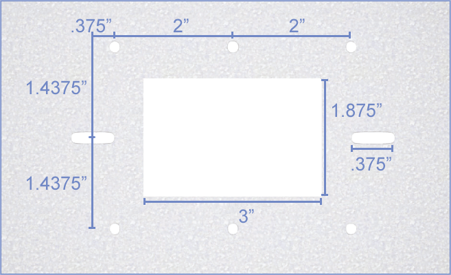 Typical Track Punch Pattern